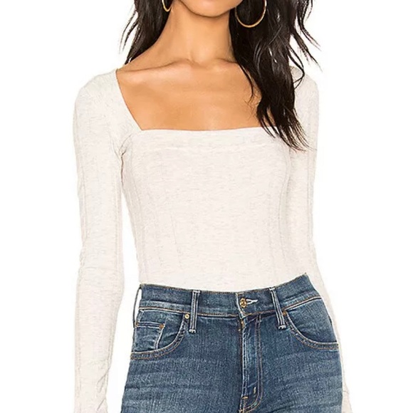 LAST 1 Large Free People Women Beside Me Bodysuit - Picture 2 of 16